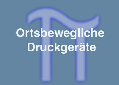 Ortsbewegliche Druckgeräte TPED