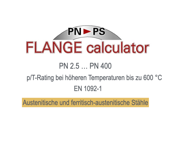 pT Rating austenitische Stähle