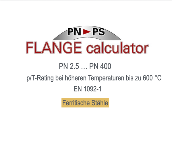 pT Rating ferritische Stähle