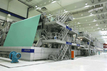 Papiermaschinen-Anlage